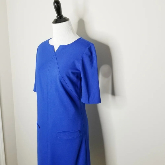 Cynthia Steffe Nadya Blue Shift Dress 2 - Picture 2 of 7